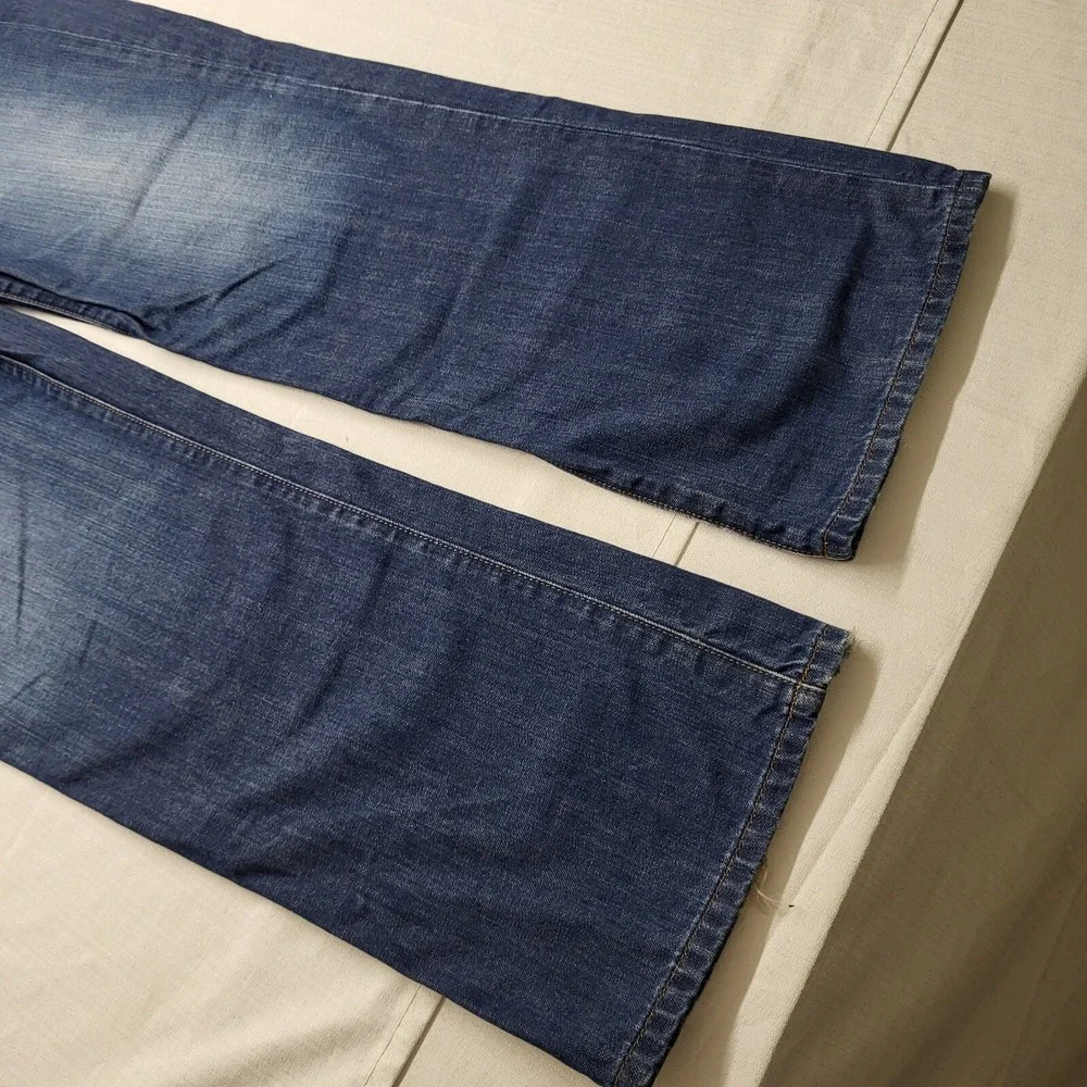 Joes Jeans The Rebel Blue Jeans Straight Leg Relaxed Fit 39/34 Baggy 90s Y2K